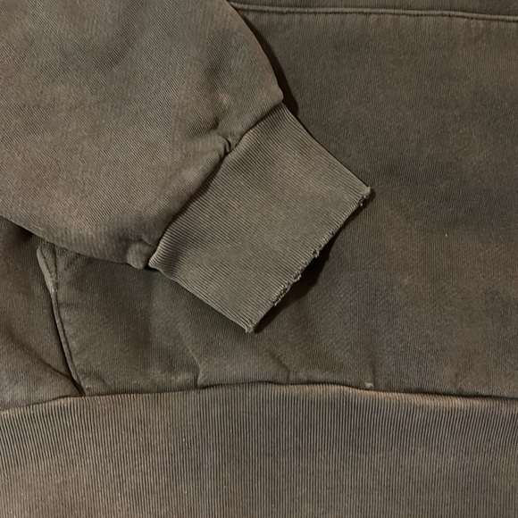 NWT Re/Done Men’s “Warthead” Sun Faded Black Hoody, Size Small - Picture 5 of 7